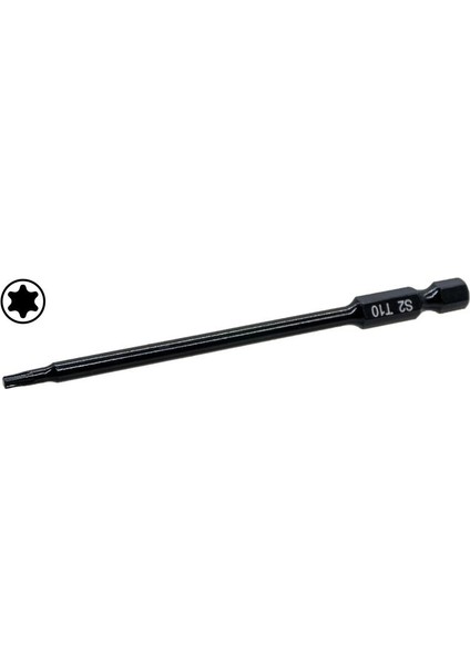 6304 Manyetik Uzun Torx Bits Uç T10X100 mm