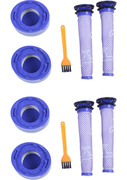 V8 Ön Filtre + Hepa Son Filtre Için 4'lü Yedek Paket, V7 Animal Absolute Kablosuz Elektrikli Süpürge ile Uyumlu (Yurt Dışından)