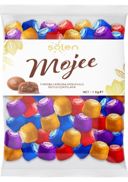 Mojee Fındık Kremalı Sütlü Çikolata Dökme