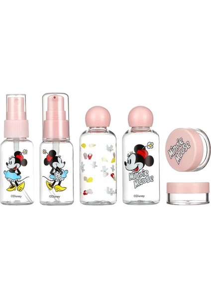 Mickey Mouse Lisanslı Seyahat Şişe Seti (7 Parça)