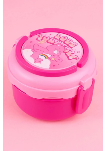 Care Bears Lisanslı Yuvarlak Çift Kaplamalı Yemek Kabı