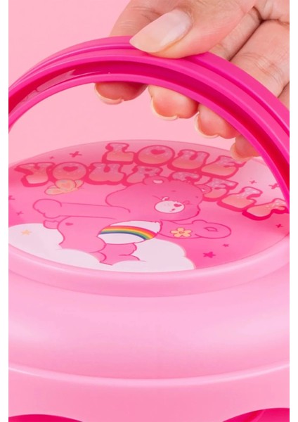 Care Bears Lisanslı Yuvarlak Çift Kaplamalı Yemek Kabı