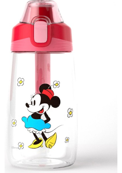 Disney Minnie Mouse Lisanslı Silikon Tutacaklı Tritan Suluk (500ML) fiyatları