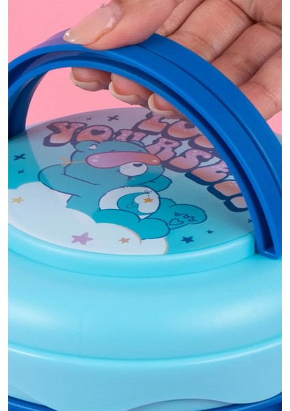 Care Bears Lisanslı Yuvarlak Çift Kaplamalı Yemek Kabı