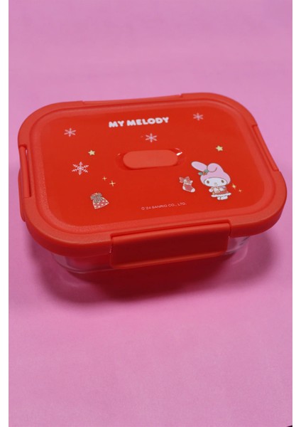 Sanrio Lisanslı Cam Gıda Saklama Kabı (640ML) - My Melody