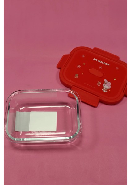 Sanrio Lisanslı Cam Gıda Saklama Kabı (640ML) - My Melody