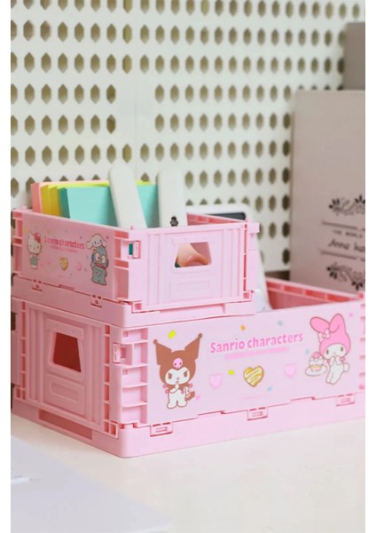 Sanrio Lisanslı Katlanabilir Küçük Masa Düzenleyici