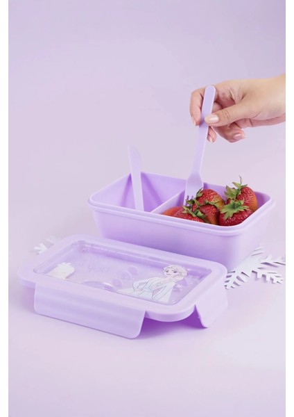 Disney Karlar Ülkesi Lisanslı Yemek Kabı (1100ML) - Mor fiyatları