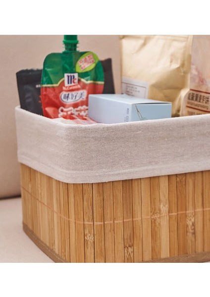 Çok amaçlı kullanmak için bambu Sepet 3 lü
