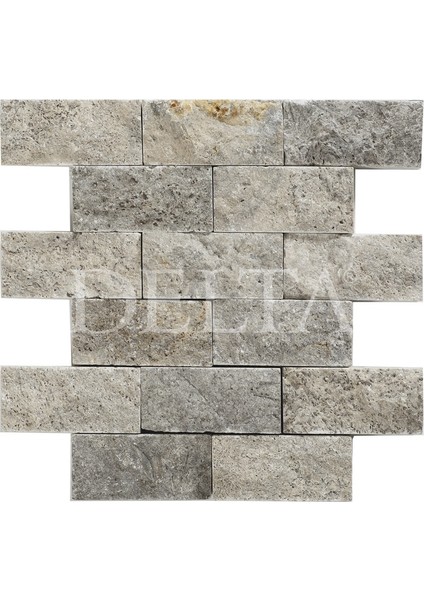 Stone Collaectıons Gri Traverten Patlatma Taş 4,8 x 10 cm