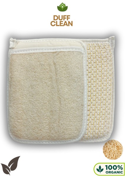 Çift Tarafli %100 Doğal Doğal Kabak Kesesi 24 x 17 cm fırsatları