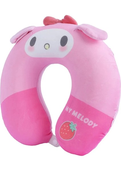 Sanrio Lisanslı Çilek Serisi Boyun Yastığı - My Melody fırsatları