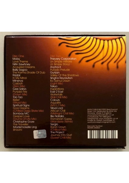 Asian Chillout CD (Orjinal Dönem Baskı)
