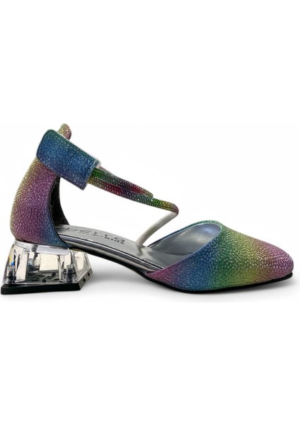 546 Kız Çocuk Topuklu Abiye Ayakkabı