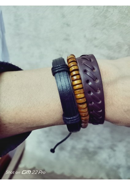 Unisx 2 -Adet Hakiki Deri Bileklik 1 - Adet Barış Hayat Ağaçı Kaplan Gözü Boncuk Şans Bileklik fırsatları