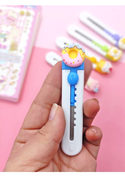 Mini Şekilli Maket Bıçağı - Sevimli Donut fiyatları