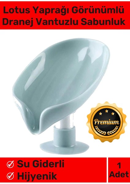 Şık Tasarım Tezgah Üstü Mutfak Banyo Bulaşık Lavabo Vantuzlu Su Tutmaz Giderli Katı Sabunluk