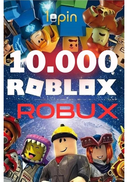 Roblox 10000 Robux Hediye Kartı (100 Usd)