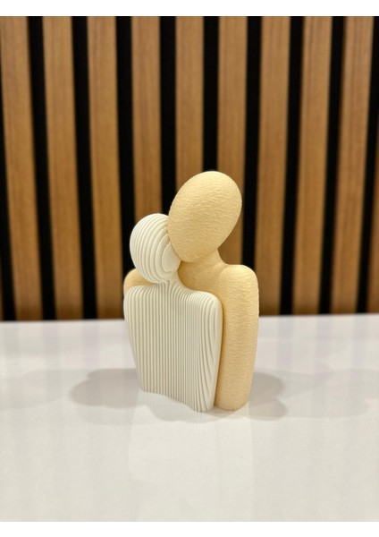 Soyut ve Dekoratif Sevgili Heykeli