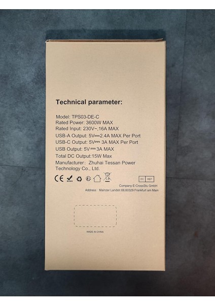 Akım Korumalı 8'li 2 Metre Type C ve Usb'li Grup Priz