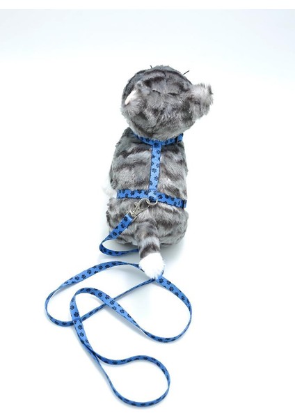 Kedi Patili Göğüs Tasması ve Gezdirme Seti PS9646