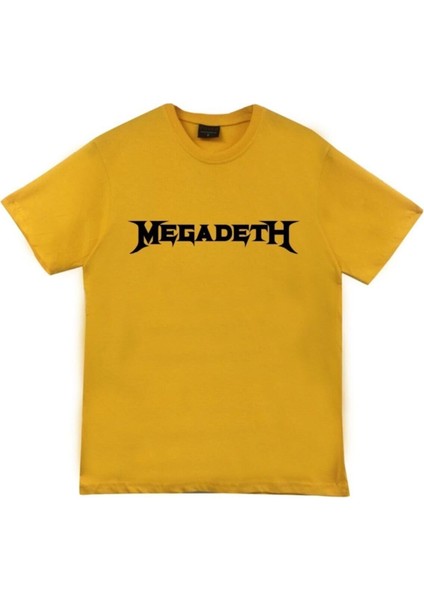 Megadeth Baskılı Unisex %100 Pamuk T-Shirt