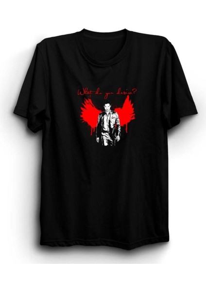 What Do You Desire Baskılı T-Shirt