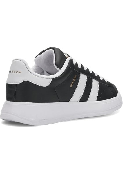 Unisex Siyah Beyaz Cilt Campüs Model Comfort Sneaker fiyatları