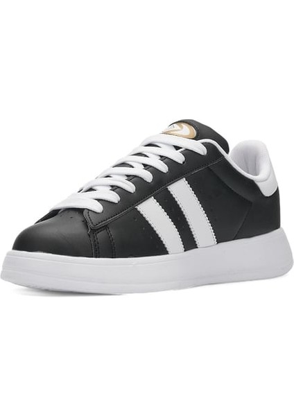 Unisex Siyah Beyaz Cilt Campüs Model Comfort Sneaker modelleri