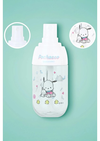 Sanrio Lisanslı Sprey Şişe (60ML) - Pochacco modelleri
