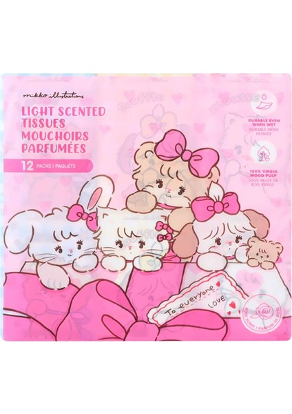 Mikko Lisanslı Kokulu Kağıt Mendil 12'li Paket
