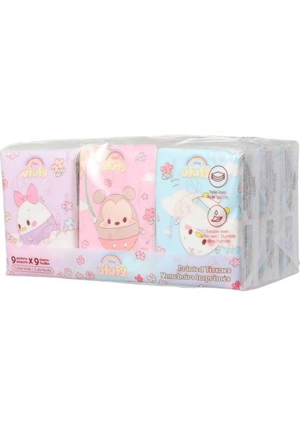 Disney Ufufy Serisi Baskılı Kağıt Mendil (9 Paket) fiyatları