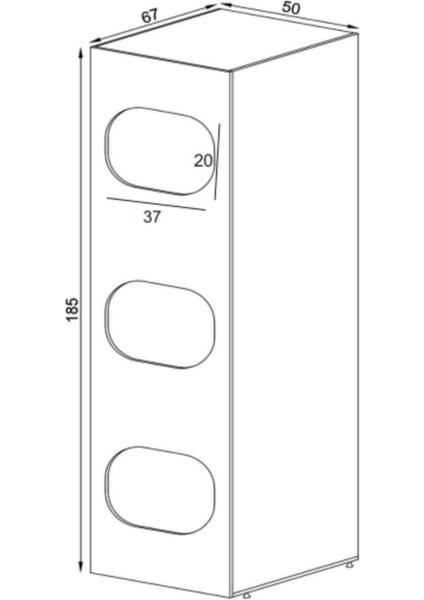 Lavina Banyo Kirli Sepetli Çamaşır Dolabı Antrasit indirimleri