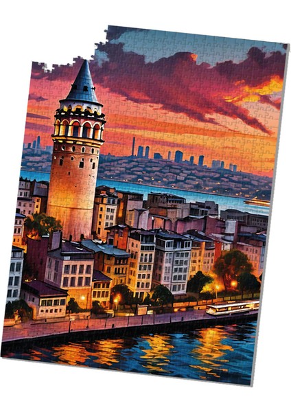 Galata Tower - Galata Kulesi - 1.000 Parça Puzzle