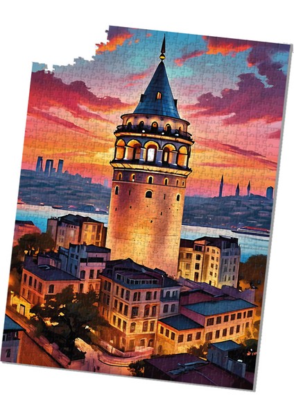 Galata Tower - Galata Kulesi - 1.000 Parça Puzzle