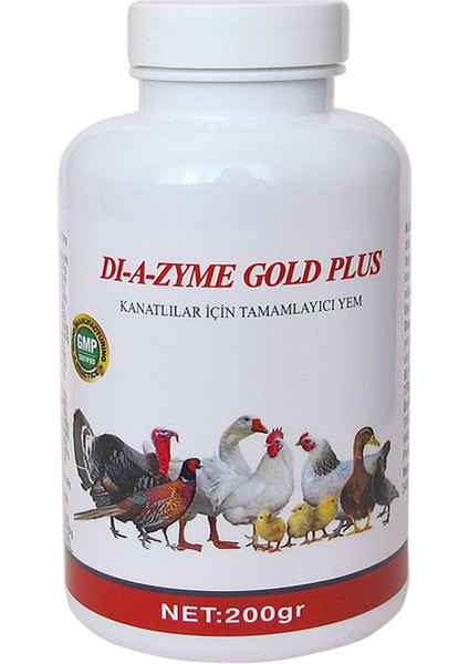 Diazyme Gold Plus 200GR Tüm Kanatlılar Için