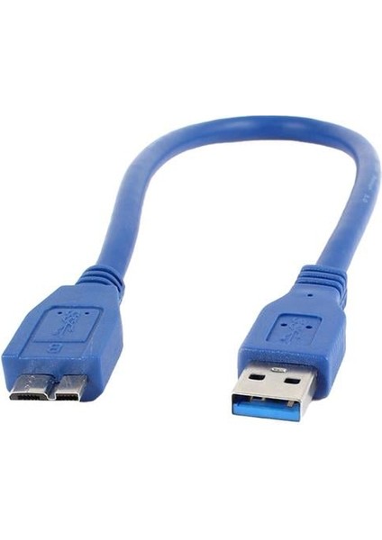 PM-12900 USB 3.0 Mavi 30 cm Data Mıcro USB Kablosu