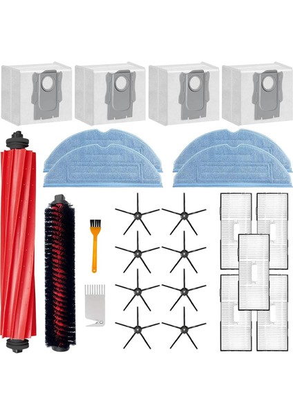S7 Maxv Ultra / Pro Elektrikli Süpürge Için Yedek Parçalar, Aksesuar Seti Silindir Fırça Filtresi Dahil (Yurt Dışından)