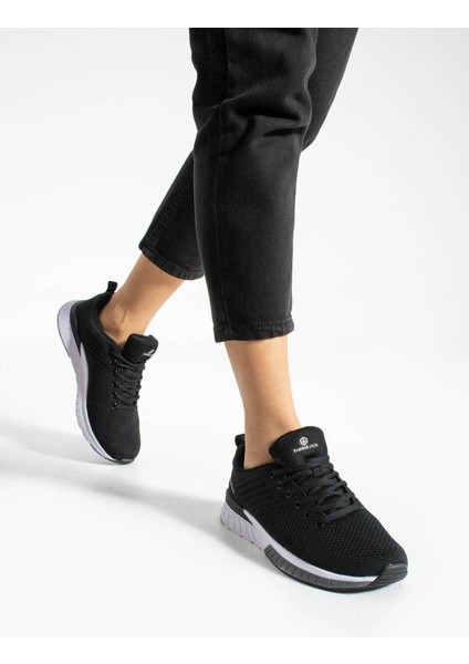 Manaus Siyah - Beyaz Kadın Sneaker 21200-Z