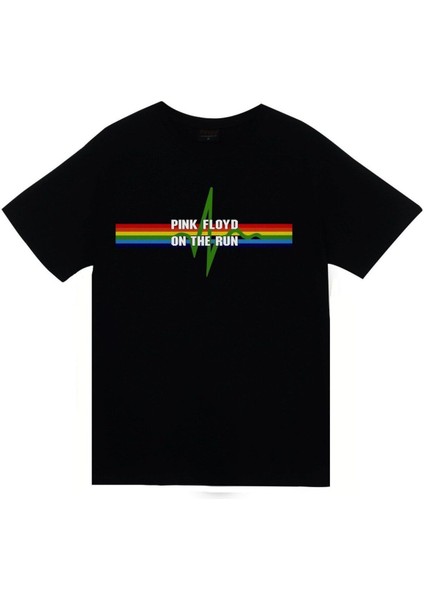 Pink Floyd Baskılı Unisex %100 Pamuk Siyah T-Shirt
