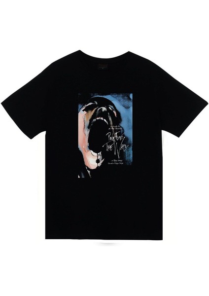 Pink Floyd Baskılı Unisex %100 Pamuk Siyah T-Shirt