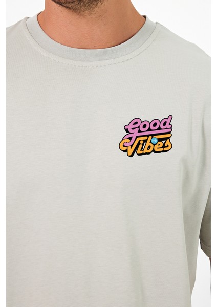 Good Vibes Baskılı Oversize Tişört fiyatları