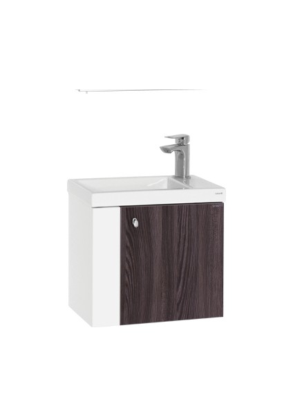 Forest Lavabo Dolabı 50 cm Beyaz-Bakır