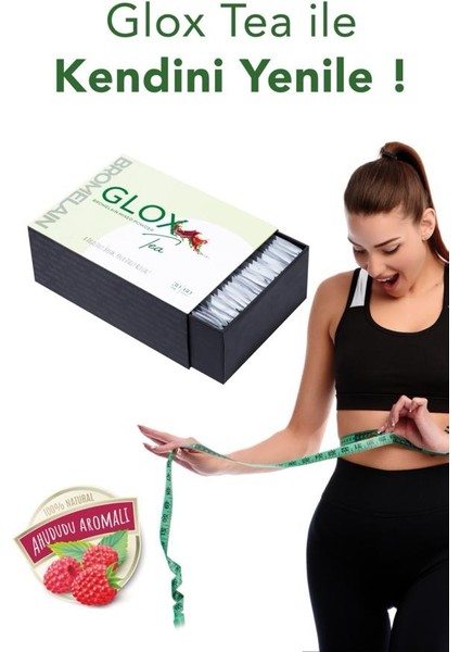 Bromelain Ekstraktlı Glox Tea 2'li Paket 60 Günlük Kullanım fırsatları