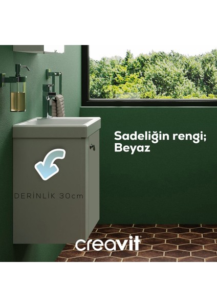 Forest Lavabo Dolabı 50 cm Beyaz fırsatları