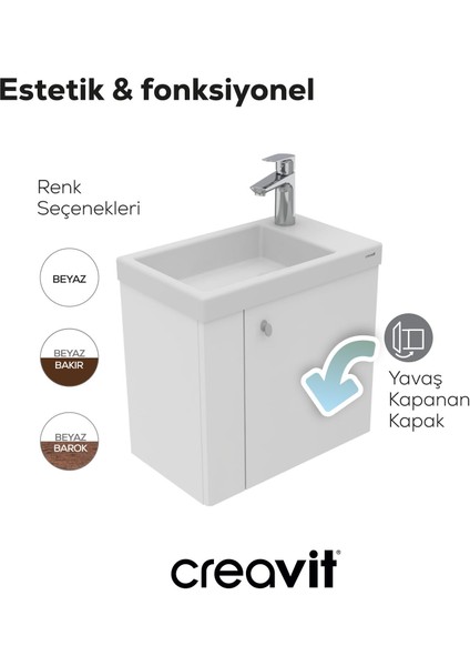 Forest Lavabo Dolabı 50 cm Beyaz indirimleri