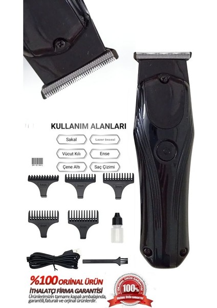 AR-0032 Profesyonel Şarjlı Saç Sakal Tıraş Makinesi