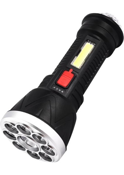 CL-W09 9+1 Ledli + Mini Disko Toplu Şarjlı El Feneri (4989)