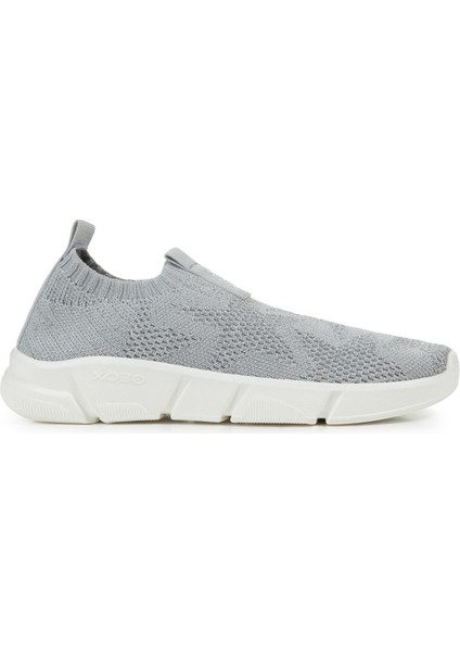 Kız Çocuk Gri J Aril G. E - Shiny Knitt. Text Kumaş Sneaker J25DLE0007QC1007