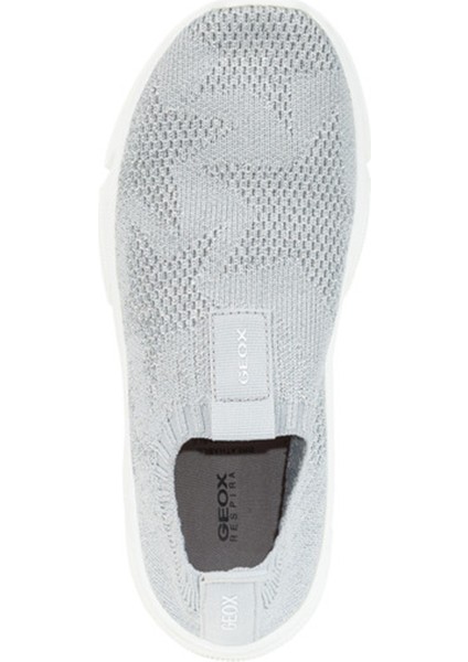 Kız Çocuk Gri J Aril G. E - Shiny Knitt. Text Kumaş Sneaker J25DLE0007QC1007